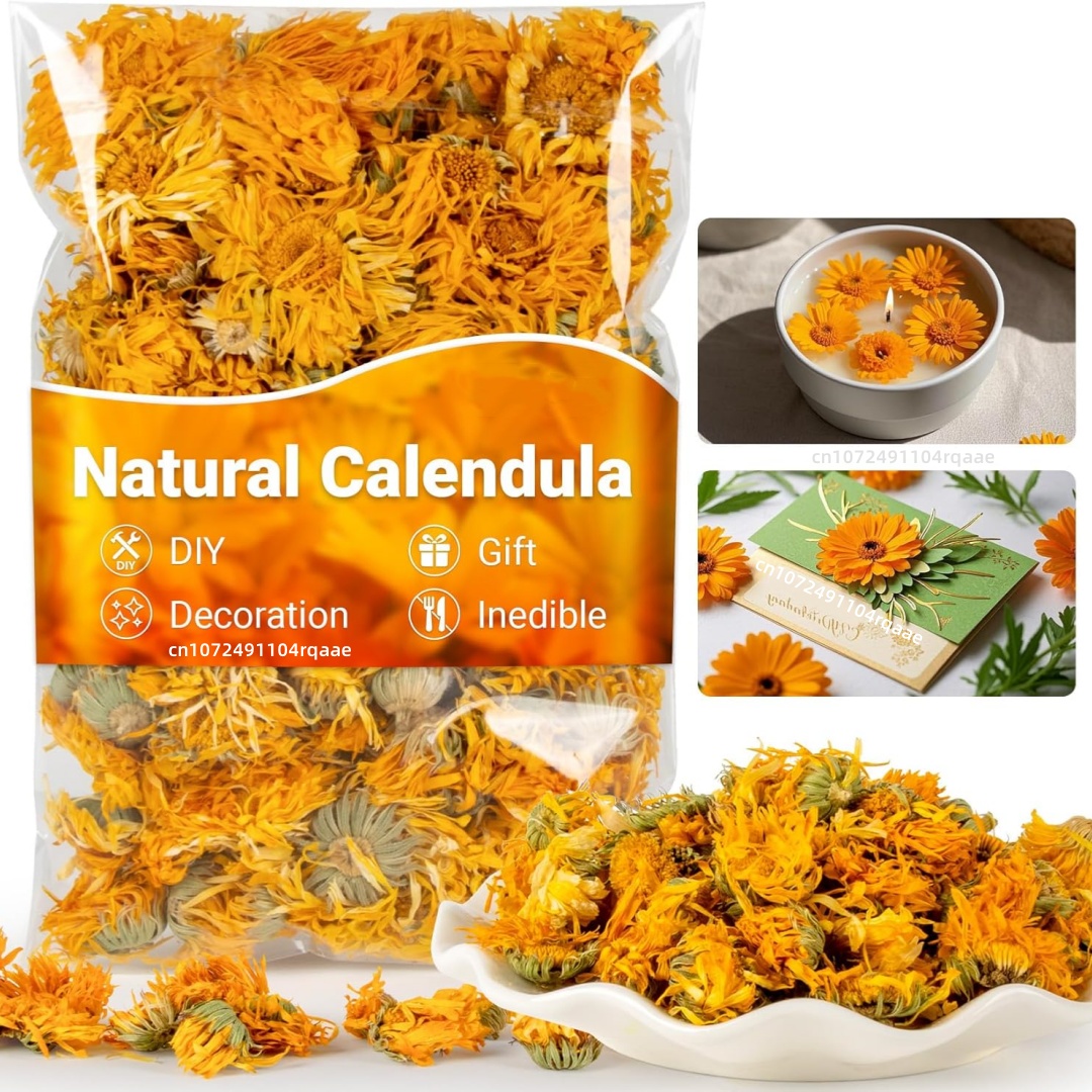 Chamomile Tea - Natural Dried Marigold Flowers (Orange Calendula)