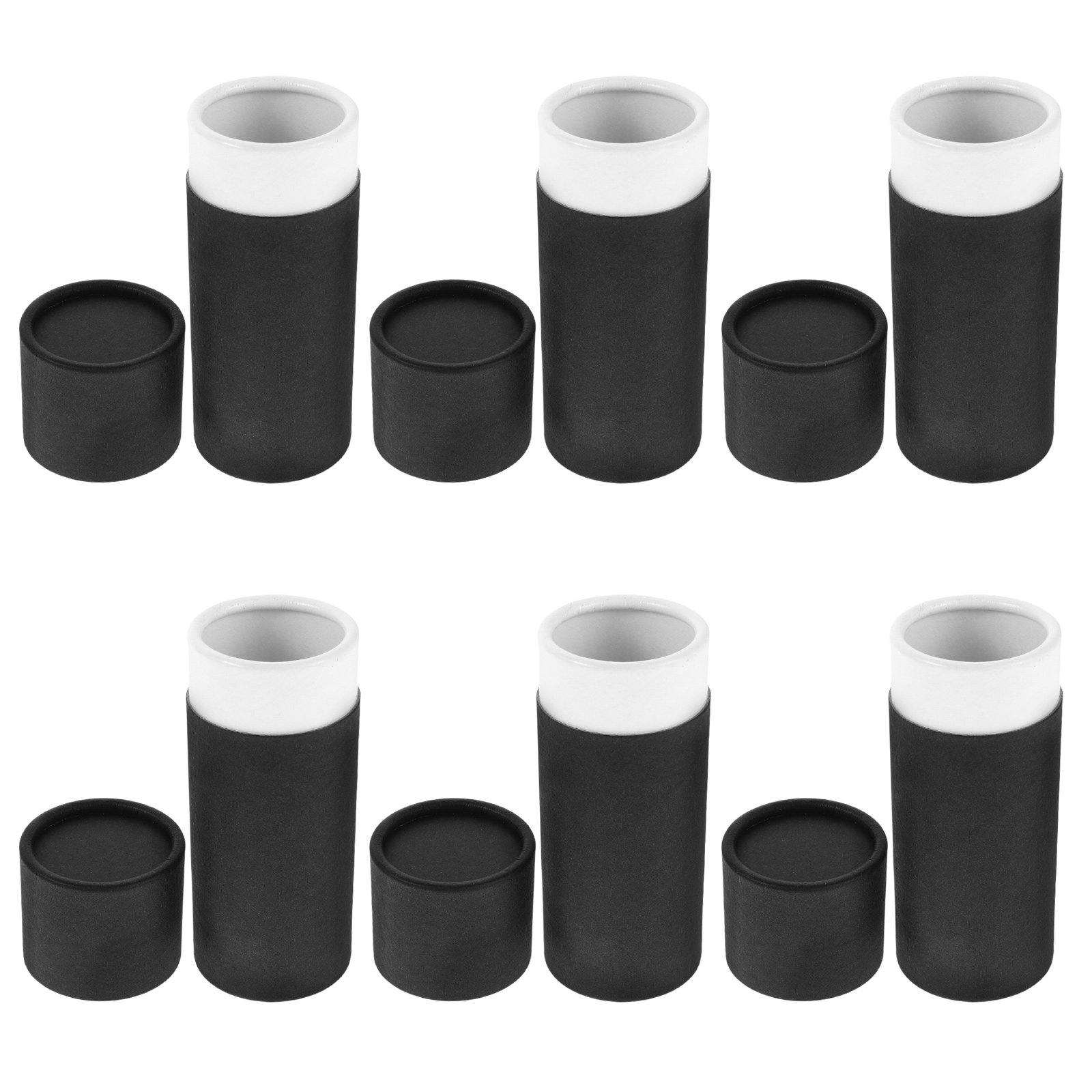 Essential Oils - 6Pcs Round Kraft Paper Box Container