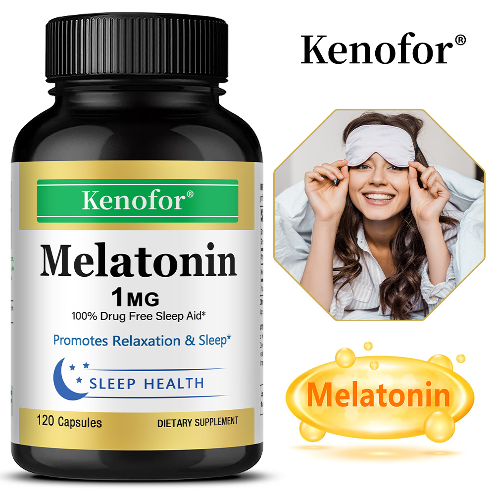 Health Wellness - Melatonin Capsules 1 Mg - Promotes