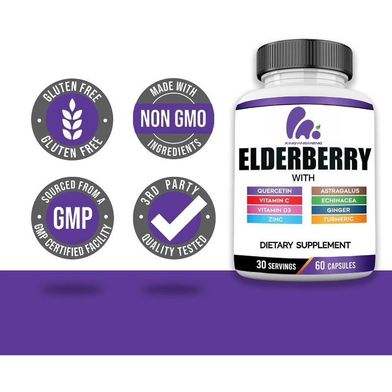Elderberry Extract Capsules Co - đánh giá và giá Echinacea
