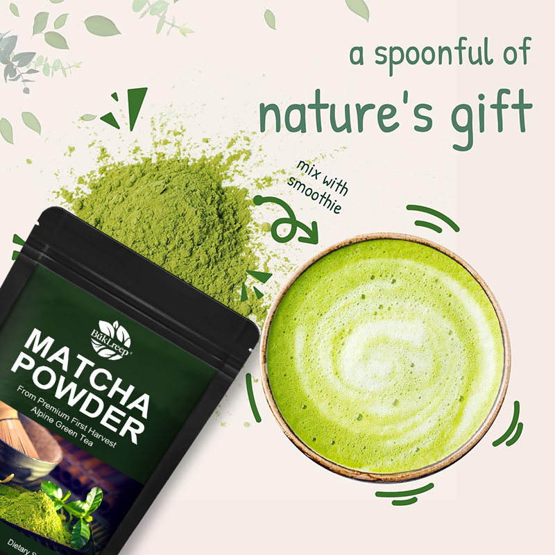 Matcha Powder, Natural Energy  - đánh giá và giá Herbal Tea