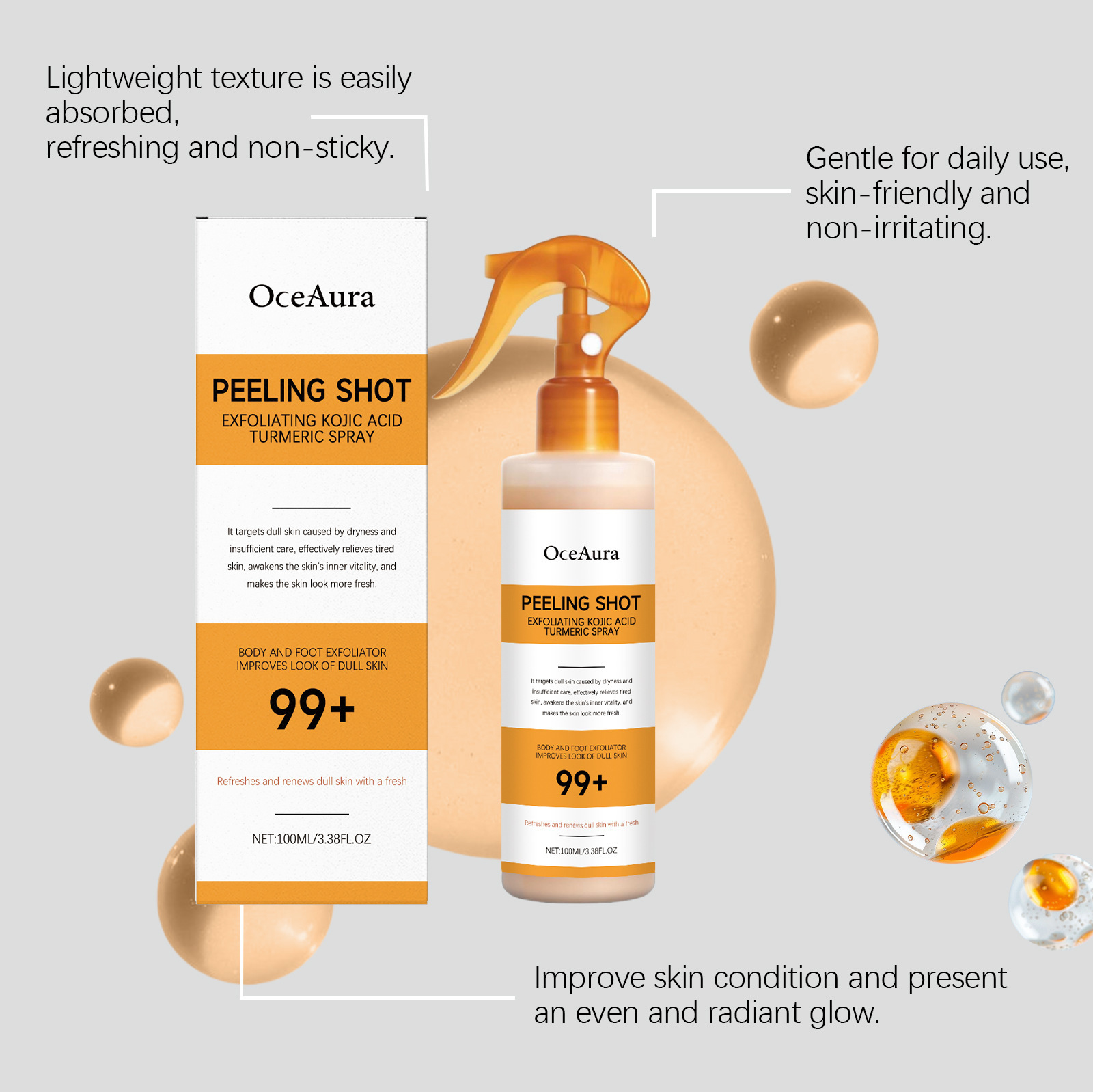 OCEAURA Turmeric Exfoliating S - đánh giá và giá Turmeric