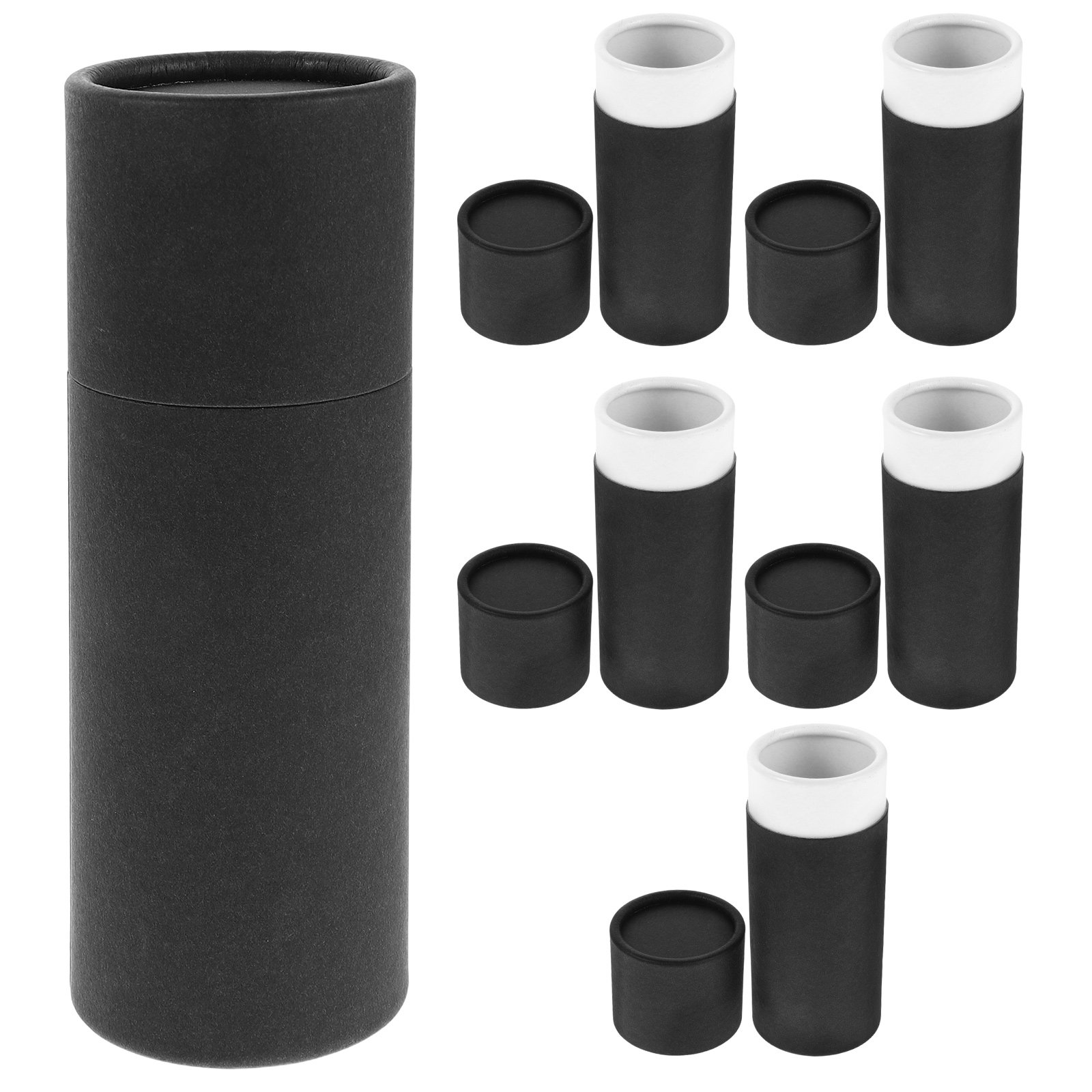 6Pcs Round Kraft Paper Box Con - đánh giá và giá Essential Oils